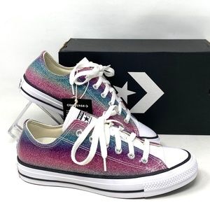 Converse Chuck Taylor OX Low Top Pink Synthetic Kids Women Size Sneakers  A00511C